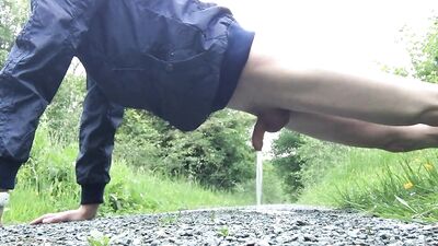 Interesting Public Fun Solo Watering - A Gay Porn Adventure!