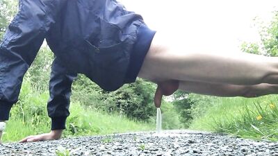 Interesting Public Fun Solo Watering - A Gay Porn Adventure!