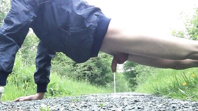 Interesting Public Fun Solo Watering - A Gay Porn Adventure!