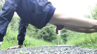 Interesting Public Fun Solo Watering - A Gay Porn Adventure!