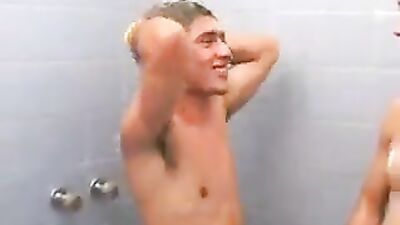 Gay Porn: Showering with Friends - A Gay Sexual Awakening!