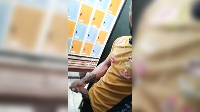 Gay Toilet Selfie Porn: Steamy Dick Sucking and Ass Fucking Action!