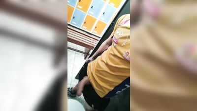 Gay Toilet Selfie Porn: Steamy Dick Sucking and Ass Fucking Action!