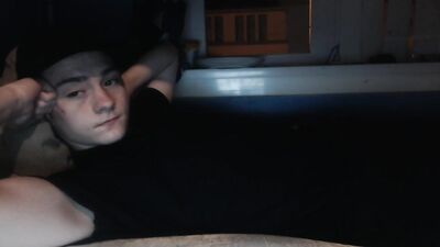 Chubby cutie jerks off with big balls and a thick dick!