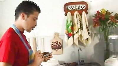 Latino Enfusion: Twinks in the Kitchen Heat Up Gay Porn!