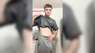 Blond Gay Teen Cumshot Frenzy: In the Mood for More!