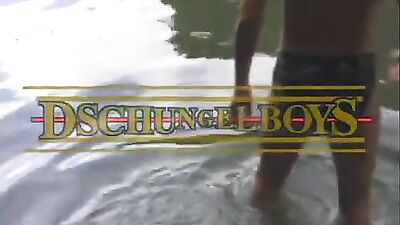 Jungle Boys Hidd*en Cove: Teen Group Sex in the Wild!