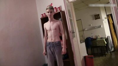 Young Blonde Boy Pounded in Gay Porn Scene!