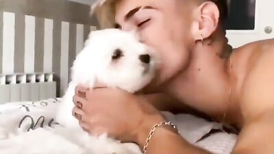 Cute Blond Boys in Sexy Dog Costumes: My Little Pup Playtime!