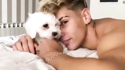 Cute Blond Boys in Sexy Dog Costumes: My Little Pup Playtime!