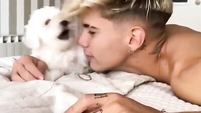 Cute Blond Boys in Sexy Dog Costumes: My Little Pup Playtime!