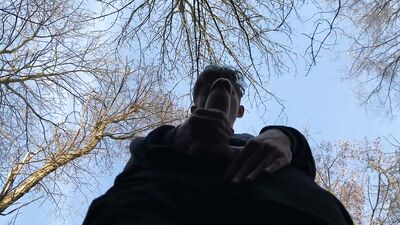 Blond Boy Porn Teen Cranks One Outside - Hardcore Gay Porn Adventure