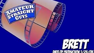 Brett gets a hand job - straight boy porn