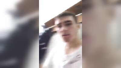 Young Soccer Lover: Naked in the Locker Room