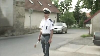 European Bareback Adventure: Cum-filled Encounters with Police Hunks!