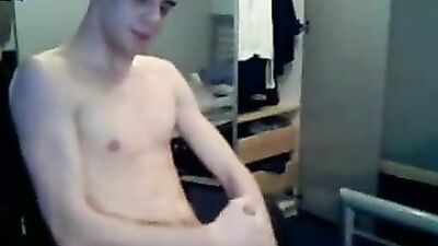 Str8 Dude Loves To Show Off His Huge Cock On Cam!
