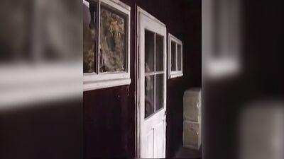 Barn solo porn guy jacks in barn