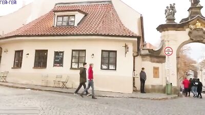 Blond twink getting BB fucked.