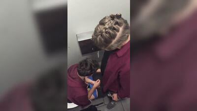 HANDLING IT TOILET TEEN SCHOOL BOYS SEX