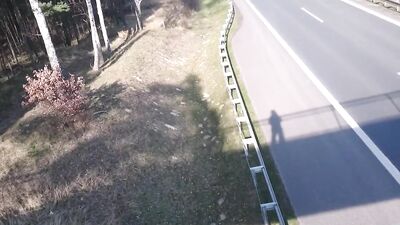 Jerking on the motorway bridge