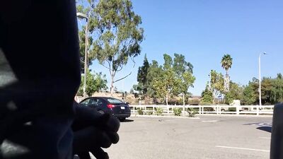 Risky car-park wank boys porn