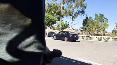 Risky car-park wank boys porn