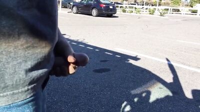 Risky car-park wank boys porn