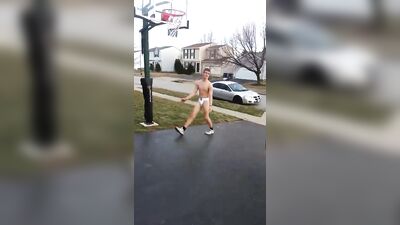 Young beautiful basketball player