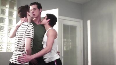 Threesome Cum Cream Twinks Porn