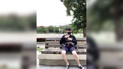 Playing With His Teen Cock At Park Asian Teen Boy Tube