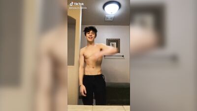 Lovely cute boy dancer