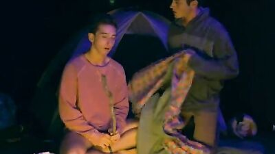 1 CA Cute Gay brothers fuck camping out