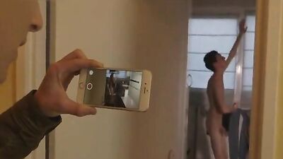 Young Teen Caught Dancing Naked