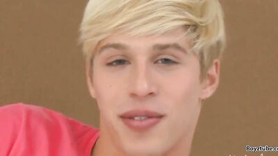 Blondie Boy Porn Cute Likes to Jerk It