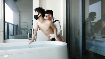 Asian bareback sex