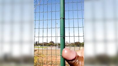 Brazilian teen cumming outside