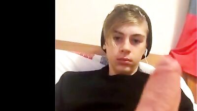 Cutie gay boys porn whips his cock out