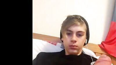 Cutie gay boys porn whips his cock out