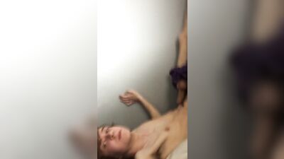 Self-claimed Cum King! Cute teen explodes on his face in the wildest facial ever