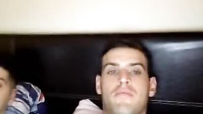 Gay Porn Video - Hard Cock Jerking With Friends On Cam!