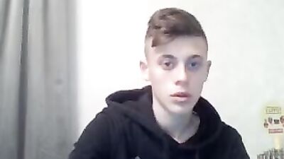 Hung Romanian Web-Cam Boy Jerks Off: Amature Gay Porn Explosion!