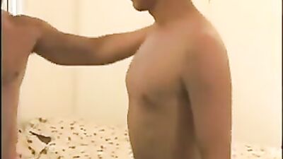 Hot bare boys in pool and bed