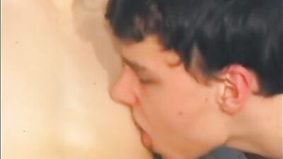 Young studs go wild on the table: Big cocks, cum shots and oral pleasure!