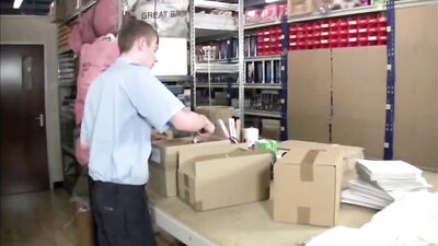 The Post Boy - Big Package Delivered: Action-Packed Ass Cum Shots!
