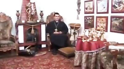 Two boys and a priest - Hardcore Bareback Action