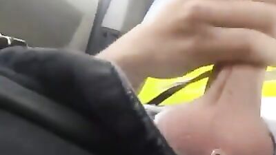 Jizz on the Road - Cum Shots Handjob Public Outside
