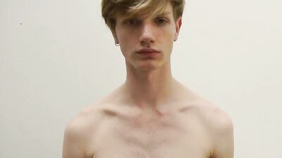 Skinny Blond Shirtless: Action-packed Solo Porn for Gay Men!