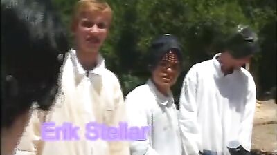 PAINTBALL: Cum-Shot Group Sex!