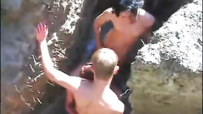 PAINTBALL: Cum-Shot Group Sex!