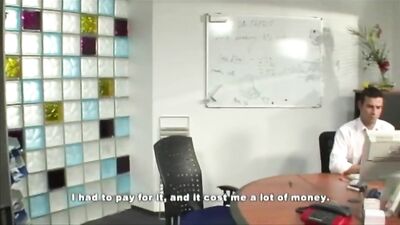 Office Spit Roasting: Double-Ended Bareback Fucking